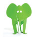 Jungle Fantel Figure in Light Green by Anna Gili