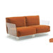 Pop Loveseat with Transparent Leg