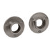 Wall Flange, Pair in Satin Nickel