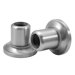 Tiara Wall Flange Pair in Satin Nickel