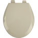 Round Commercial Open Front Molded Wood Toilet Seat with Top-Tite