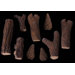 9 Piece Assorted Log Set for Ethanol fireplaces Heat Resistant Pressed Ceramic Fiber