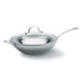 Tri-Ply Stainless Steel 12" Wok with Lid