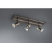 Ceres Three Light Bar Spot Light in Black Chrome