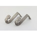 Ceiling Bracket for 0.75" Rod in Satin Nickel (Set of 2)