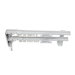 White Traverse Heavy Duty Double  Rod One Way Cord Left