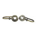 Modern Coil Holdback / Tieback in Antique Brass (Set of 2)