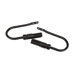 Modern Bolt Holdback / Tieback in Black (Set of 2)