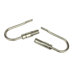 Modern Bolt Holdback / Tieback in Satin Nickel (Set of 2)