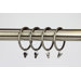 Heavy Duty Curtain Ring with Clip 2.5" Inside Diameter in Antique Brass (Set of 10)