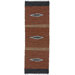 Matador Brown Diamonds Leather Chindi Rug
