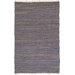 Matador Purple Leather/Hemp Rug