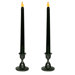 Spooky Taper Candle with Holder (Set of 2)
