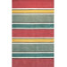 Beach Rug Multi Ocean Stripes Rug