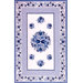 Bucks County Tulip Ivory/China Blue Rug