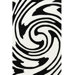 Modern Living Jazzy White/Black Rug