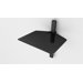 Sky Shelf Single Wide Glass in Black