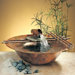 Copper Nature Bowl Medium Tabletop Fountain in Flame Finish