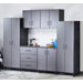 Tuff-Stor 6 Piece Storage System in Charcoal Grey and Textured Black