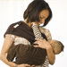 Baby Bond X-Small / Small Flex Nursing Cover with Removable Burpcloth in Chocolate