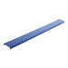 Powder Coated Metal Pegboard Strips with Flange in Blue