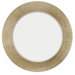 Contemporary Beveled Round Mirror in Antique Silver