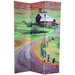 6Feet Tall Double Sided Rural Beauty Room Divider