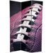 6Feet Tall Double Sided Football Canvas Room Divider