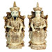 5" Emperor and Empress Statue in Ivory
