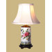 14" Floral Pencil Lamp in White