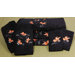 7 Piece Koi Fish Bath Set in Black