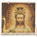 Kwan Yin with Lotus Bamboo Blinds