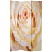 Double Sided Roses Room Divider in White and Violet