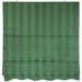 36" Striped Roman Retractable Blinds in Soft Green