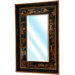 Extra Wide Wall Mirror in Antique Black Lacquer