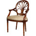 Queen Elizabeth Fabric Arm Chair