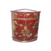 Asian Imperial Heavens Red Corner Cabinet