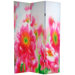 Double Sided Summer Flowers Canvas Room Divider