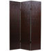 Faux Leather Snakeskin Room Divider in Brown