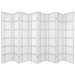Double Cross Shoji Screen in White