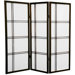 4 Feet Tall Double Cross Shoji Screen in Walnut