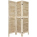 6Feet Tall Classic Venetian Room Divider in Burnt White