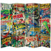 Tall Double Sided Marvel Comic Book Covers Canvas Room Divider