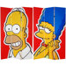 Tall Double Sided Homer and Marge Canvas Room Divider