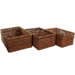 Hand Woven Space Saver Basket (Set of 3)
