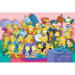 The Simpsons Watching TV Wall Art
