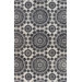 Greenwich Starburst Ivory / Black Rug