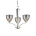 North Bay 3 Light Chandelier with Mosaic Bell Glass