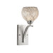 North Bay One Light Bath Vanity Sconce in Satin Nickel