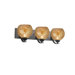 North Bay Three Light Bath Bar in Metallic Bronze
